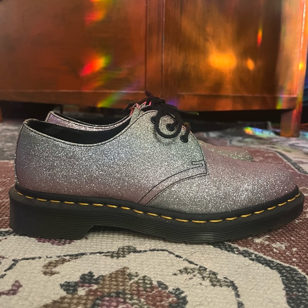 Dr Martens 1461 Glitter Rainbow Oxfords